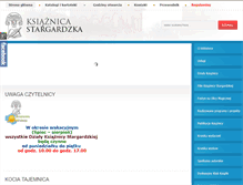 Tablet Screenshot of ksiaznicastargardzka.pl